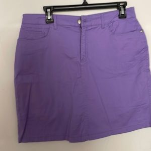 Purple skort worn only a couple of times.